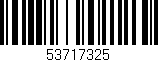 Código de barras (EAN, GTIN, SKU, ISBN): '53717325'