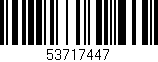 Código de barras (EAN, GTIN, SKU, ISBN): '53717447'