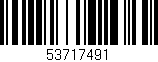 Código de barras (EAN, GTIN, SKU, ISBN): '53717491'