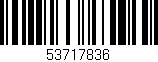 Código de barras (EAN, GTIN, SKU, ISBN): '53717836'