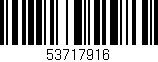 Código de barras (EAN, GTIN, SKU, ISBN): '53717916'