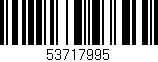 Código de barras (EAN, GTIN, SKU, ISBN): '53717995'