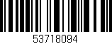 Código de barras (EAN, GTIN, SKU, ISBN): '53718094'