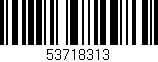 Código de barras (EAN, GTIN, SKU, ISBN): '53718313'