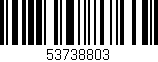 Código de barras (EAN, GTIN, SKU, ISBN): '53738803'