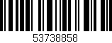 Código de barras (EAN, GTIN, SKU, ISBN): '53738858'