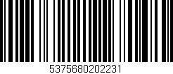 Código de barras (EAN, GTIN, SKU, ISBN): '5375680202231'