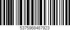 Código de barras (EAN, GTIN, SKU, ISBN): '5375968487923'