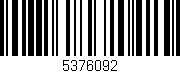 Código de barras (EAN, GTIN, SKU, ISBN): '5376092'