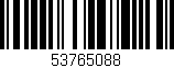 Código de barras (EAN, GTIN, SKU, ISBN): '53765088'