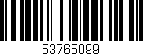 Código de barras (EAN, GTIN, SKU, ISBN): '53765099'