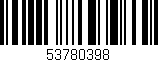 Código de barras (EAN, GTIN, SKU, ISBN): '53780398'