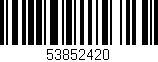 Código de barras (EAN, GTIN, SKU, ISBN): '53852420'