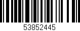 Código de barras (EAN, GTIN, SKU, ISBN): '53852445'