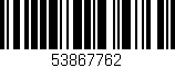 Código de barras (EAN, GTIN, SKU, ISBN): '53867762'