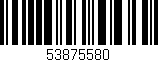 Código de barras (EAN, GTIN, SKU, ISBN): '53875580'
