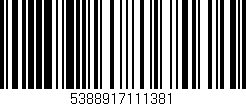 Código de barras (EAN, GTIN, SKU, ISBN): '5388917111381'