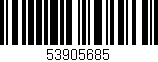 Código de barras (EAN, GTIN, SKU, ISBN): '53905685'