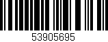 Código de barras (EAN, GTIN, SKU, ISBN): '53905695'