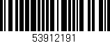 Código de barras (EAN, GTIN, SKU, ISBN): '53912191'