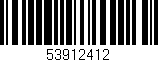 Código de barras (EAN, GTIN, SKU, ISBN): '53912412'