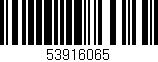 Código de barras (EAN, GTIN, SKU, ISBN): '53916065'