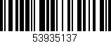 Código de barras (EAN, GTIN, SKU, ISBN): '53935137'