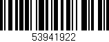 Código de barras (EAN, GTIN, SKU, ISBN): '53941922'