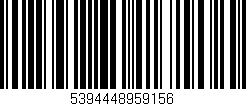 Código de barras (EAN, GTIN, SKU, ISBN): '5394448959156'