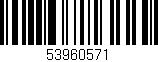 Código de barras (EAN, GTIN, SKU, ISBN): '53960571'