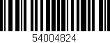 Código de barras (EAN, GTIN, SKU, ISBN): '54004824'