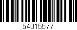 Código de barras (EAN, GTIN, SKU, ISBN): '54015577'