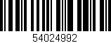 Código de barras (EAN, GTIN, SKU, ISBN): '54024992'