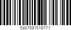 Código de barras (EAN, GTIN, SKU, ISBN): '5407591518771'