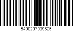 Código de barras (EAN, GTIN, SKU, ISBN): '5408297399626'