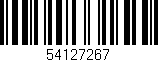 Código de barras (EAN, GTIN, SKU, ISBN): '54127267'