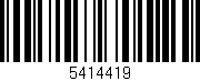 Código de barras (EAN, GTIN, SKU, ISBN): '5414419'