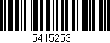 Código de barras (EAN, GTIN, SKU, ISBN): '54152531'