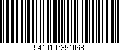 Código de barras (EAN, GTIN, SKU, ISBN): '5419107391068'