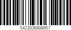 Código de barras (EAN, GTIN, SKU, ISBN): '5423036898857'