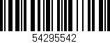 Código de barras (EAN, GTIN, SKU, ISBN): '54295542'