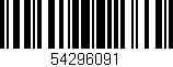 Código de barras (EAN, GTIN, SKU, ISBN): '54296091'