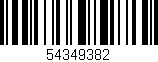 Código de barras (EAN, GTIN, SKU, ISBN): '54349382'