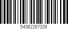 Código de barras (EAN, GTIN, SKU, ISBN): '54362267328'