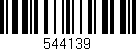 Código de barras (EAN, GTIN, SKU, ISBN): '544139'