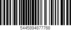 Código de barras (EAN, GTIN, SKU, ISBN): '5445894877768'