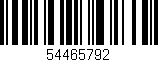 Código de barras (EAN, GTIN, SKU, ISBN): '54465792'