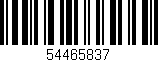 Código de barras (EAN, GTIN, SKU, ISBN): '54465837'