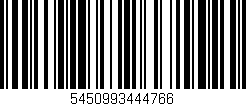 Código de barras (EAN, GTIN, SKU, ISBN): '5450993444766'