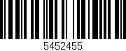 Código de barras (EAN, GTIN, SKU, ISBN): '5452455'